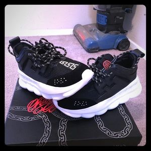 9 1/2 all black Versace chain reactions